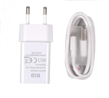 

Original EU Charger Travel Fast Charging Head With 1M Type-C USB Cables Data Cable for Elephone P8 3D 5.5"-free shipping