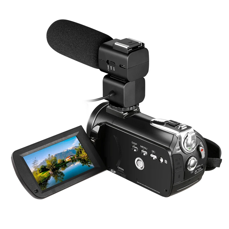 US $209.99 Winait UHD 4k WIFI Digital Video Camera With 30 Touch Display And 12 X Optical Zoom Digital Camcorder