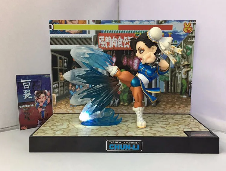 

Street Fighter Chun Li Action Figure Anime Game Street Fighter 4 Figure Ken Ryu TNC New Challenger Chunli Model Doll