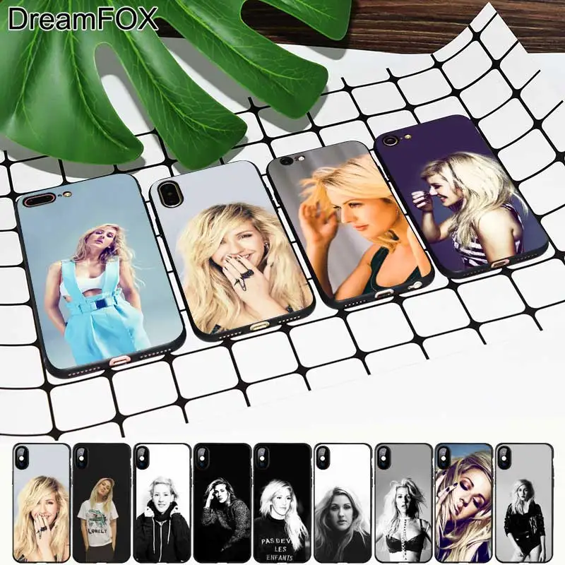 M470 Ellie Goulding Черный Мягкий ТПУ силиконовый чехол для Apple iPhone 11 Pro XR XS Max X 8 7 6 6S Plus 5 5S 5G
