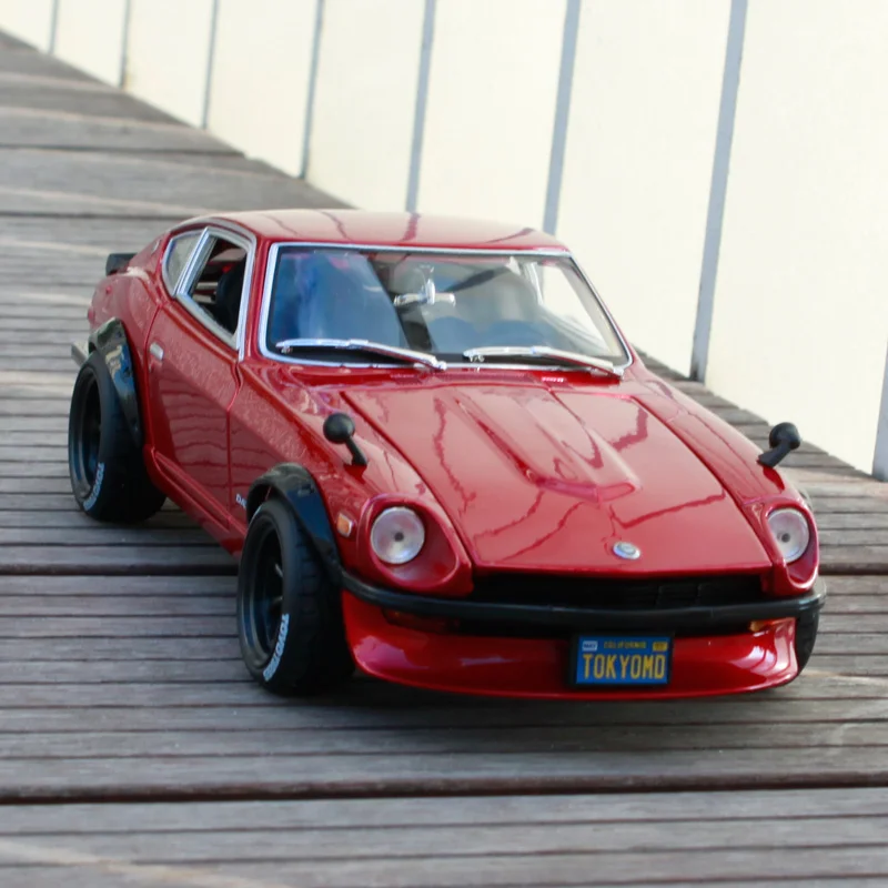 Maisto 1:18 1971 Nissan Datsun 240Z Devil's edition красный спортивный автомобиль литая модель автомобиля игрушка Новинка в коробке Новое поступление