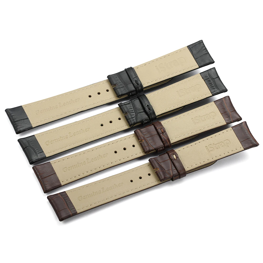 Ремешок из телячьей кожи для часов 12 13 14 16 18 19 20 21 22 24 мм|watch band black|band watch strapwatch bands