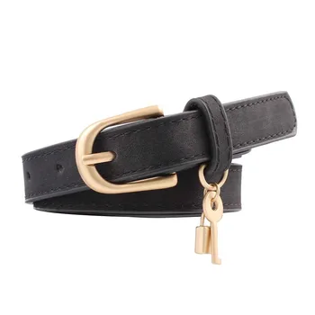 

2019 new three-piece ladies belt decoration wild women's belt casual pants belt