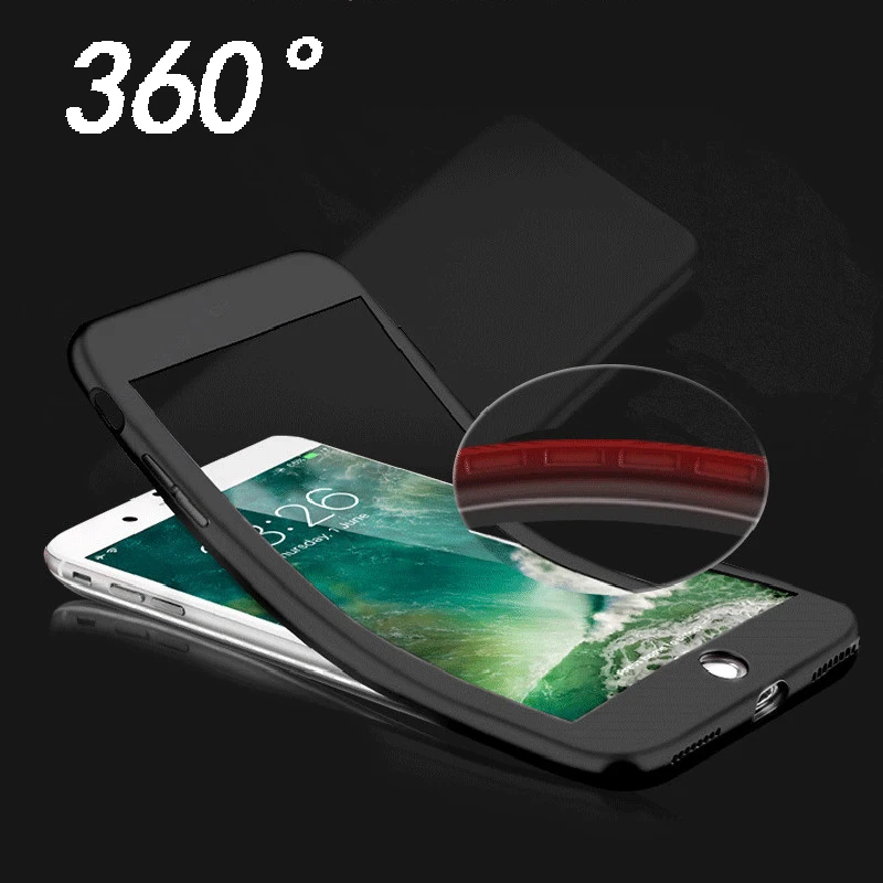 

360 Degree Full Cover For Xiaomi Redmi 4X 5 5A 6A 6 Pro Note 6 Pro S2 4X Fundas For Xiaomi Mi A1 A2 6 8 Note 3 Protective Case