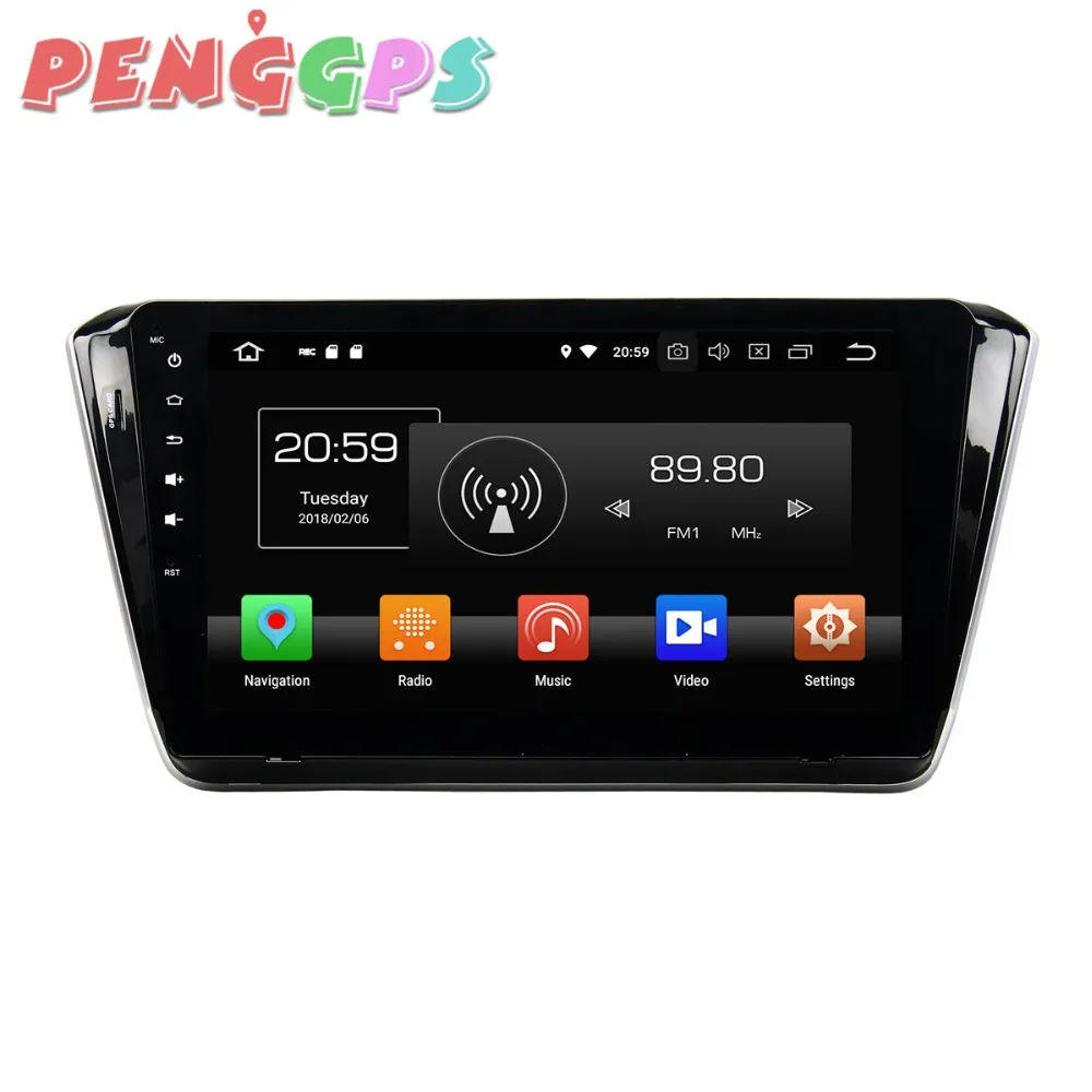 Автомагнитола 10 1 дюймов Android 8 0 7 DVD плеер GPS навигация головное устройство для