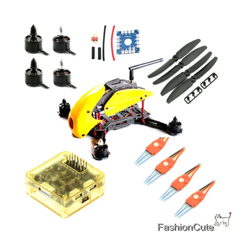 4 осевой гоночный мини Квадрокоптер Robocat B270 270 мм FPV Combo с двигателем 1806 12A ESC CC3D EVO
