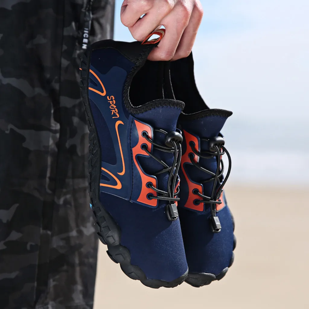 KLV/быстросохнущая водонепроницаемая обувь для пар; легкая мягкая спортивная обувь для бассейна и пляжа; обувь для плавания на шнурках; обувь для дайвинга;#3