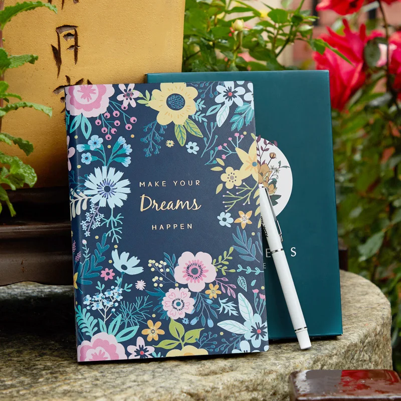 Записная книжка Kawaii, цветочный планировщик, дневник, А5, записная книжка, управление временем, принадлежности для девочек, школьные канцелярские принадлежности, подарок