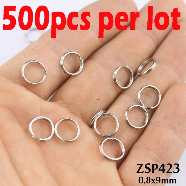Buy 9mm 32mm guang quan stainless steel Double Loop