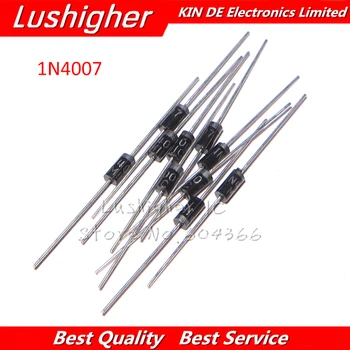 

100pcs 1N4007 DO-41 IN4007 DO-41 1.0A 1000V SILICON RECTIFIERS