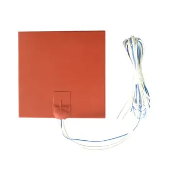 

200x200MM 230V 500W Silicone Blanket Heater Silicone Rubber Heater For Surface Heating with 3M Adhesive and 100k Thermistor