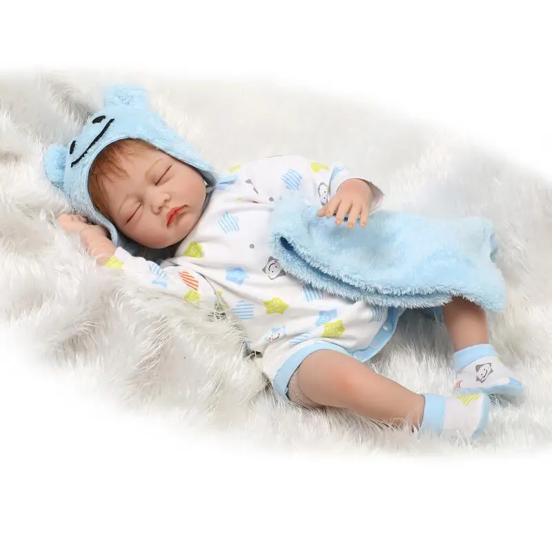 Lifelike Realistic Dolls Reborn Babies Silicone Reborn Baby Dolls for Girls Children,20 Inch Newborn Sleeping Doll with Clothes Lifelike Realistic Dolls Reborn Babies Silicone Reborn Baby Dolls for Girls Children,20 Inch Newborn Sleeping Doll with Clothes