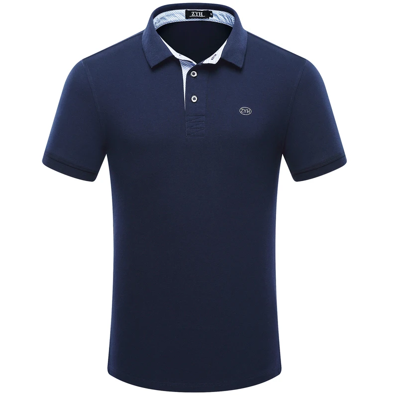 preço 2018 de alta qualidade camisa polo dos homens de Verão de algodão de manga curta polo dos homens fashion business Casual camisa polo roupas de marca camisa