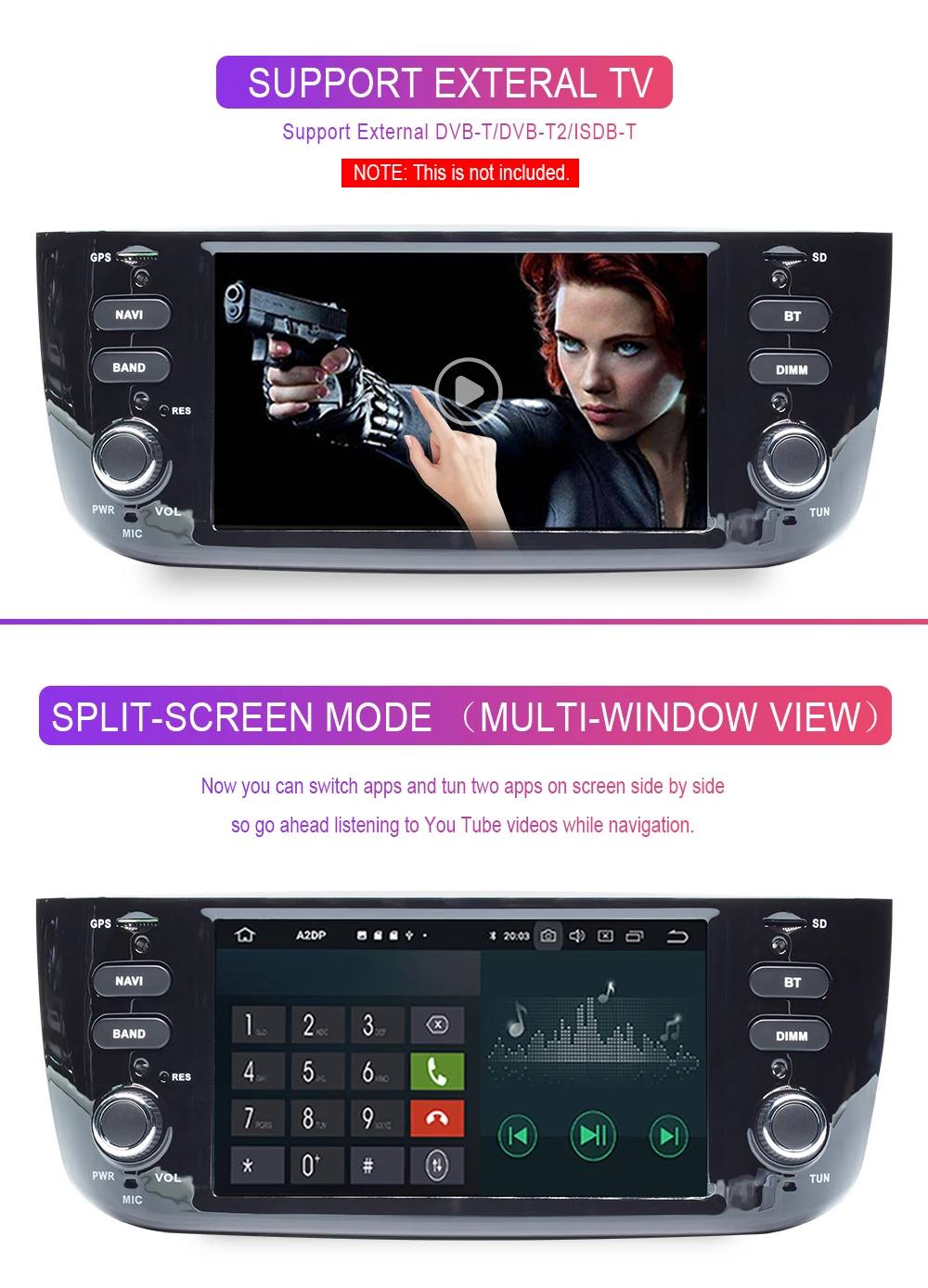Discount Xonrich Car Multimedia Player 1 Din Android 9.0 For Fiat/Linea/Punto 2012-2015 GPS DVD Automotivo Radio FM Quad Core DSP USB DVR 15