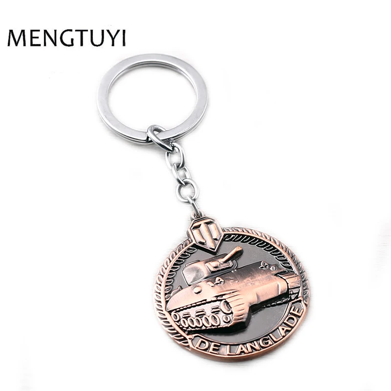 J Store брелок для ключей в стиле всемирных танков мужская модель с медалью ланглада