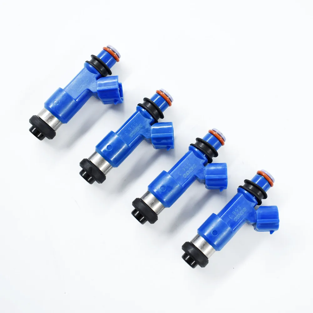 4x Dark Blue 565cc Fuel Injector For Denso Subaru WRX STI 16611-AA720 2.5L