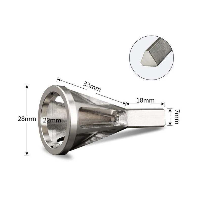 Deburring Bevel Chamfering Tool Stainless Steel Demolition Drill for Drill Bit4
