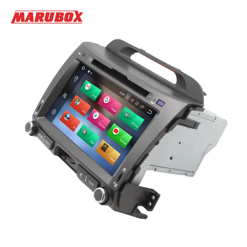 Автомагнитола MARUBOX 2DIN Android 10 для Kia Sportage 3 2010 2011 2012 DVD GPS навигация автомобильный