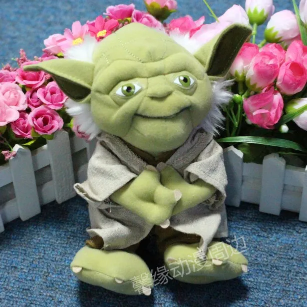 

official 20cm Star Wars Yoda Plush Stuffed Doll Toy 9 Inch Cartoon Soft Toys