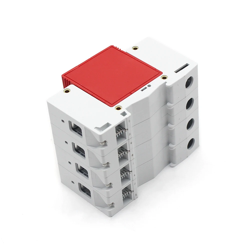 B80-4P 40KA~80KA~420V AC 3P+N SPD House Surge Protector Protective Low-voltage Arrester Device Lightning protection