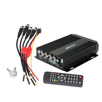 

KKmoon Mini Realtime SD Auto Car Mobile DVR 4CH Video/Audio Input with Remote Controller Encrption