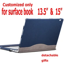 Съемный чехол для microsoft Surface Book2 Book 13,5 Tablet Laptop Sleeve Чехол из искусственной кожи защитный чехол для клавиатуры в подарок