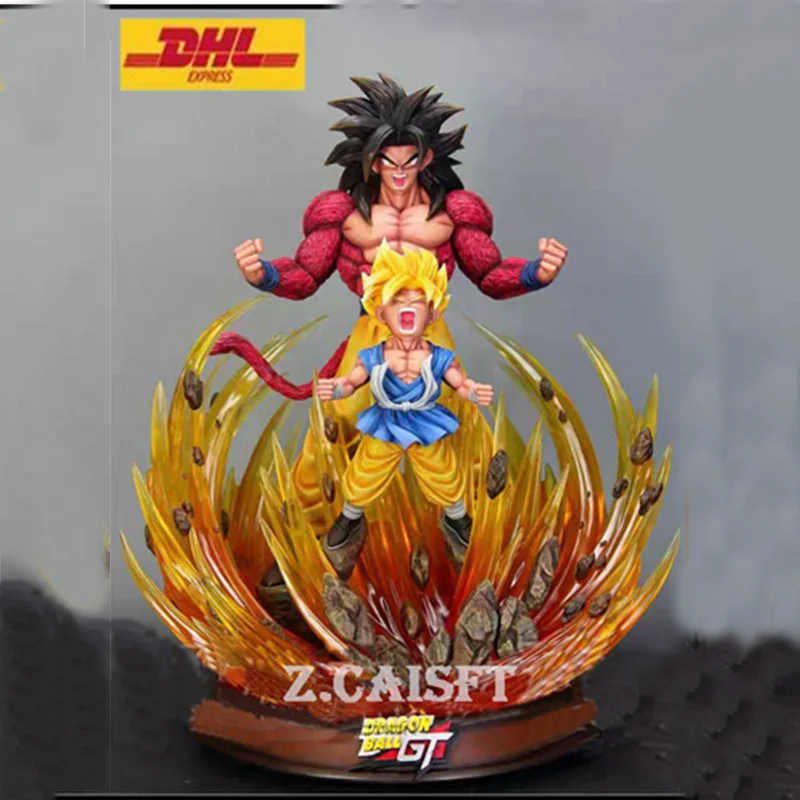 

23.62"Statue DragonBall Saiyan Son Goku Bust With LED Light Head Portrait GK Action Figure Collectible Model Toy 60CM BOX H37