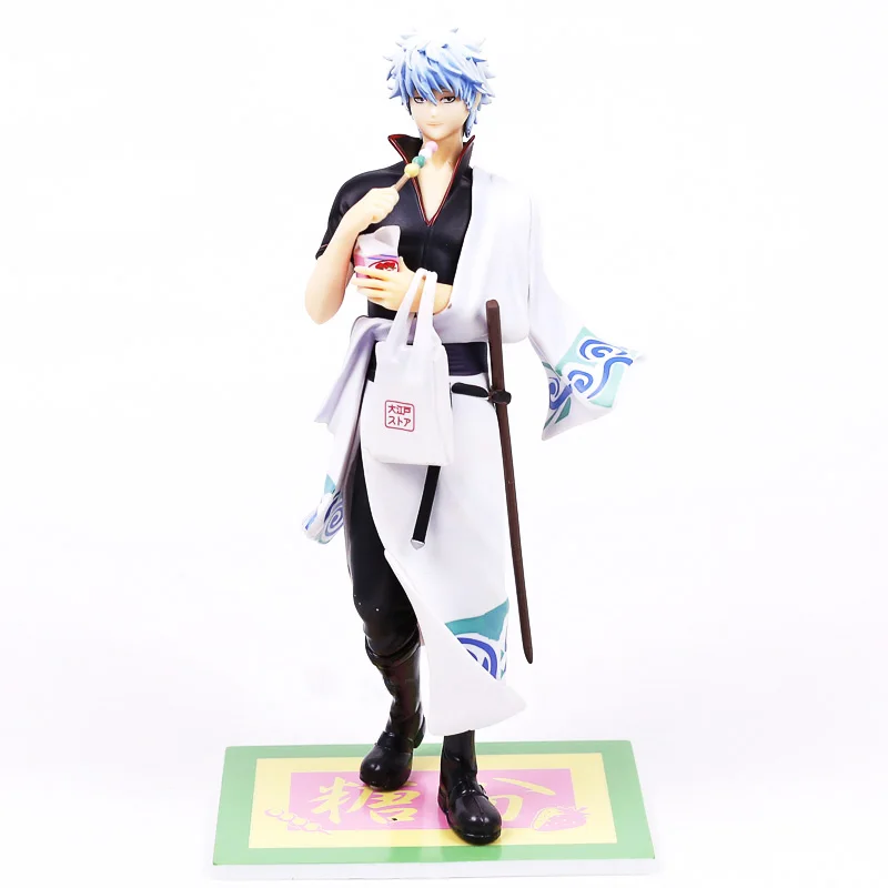 Аниме Gin Tama гинтама Саката гинтоки аматоу Ver 23 см ПВХ фигурка T30|Игровые фигурки и