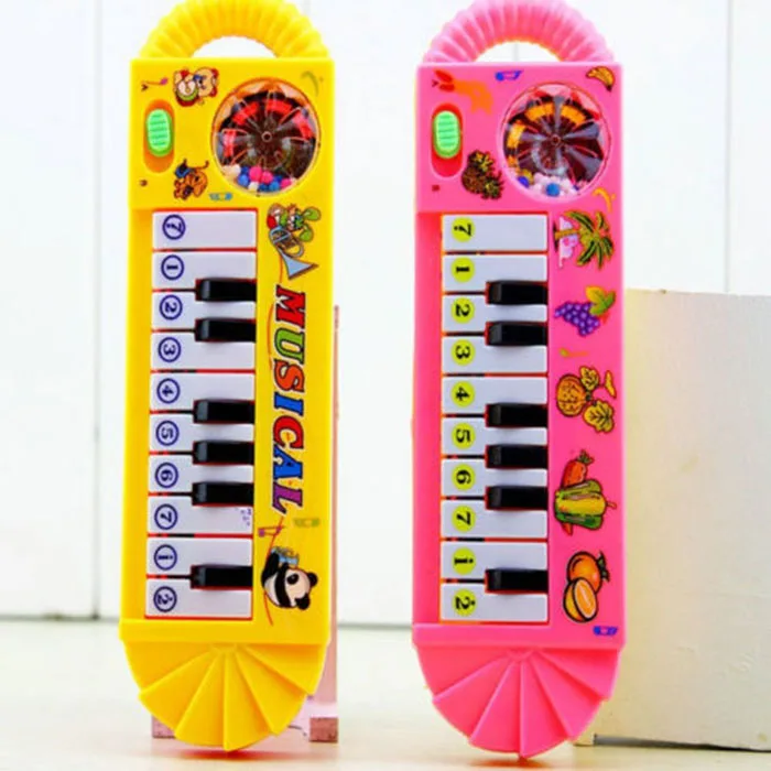 Citygirl для детей, младенцев, новорожденных; Симпатичная детская Пластик пианино Музыкальная развивающая игрушка рождественские игрушка разные цвета