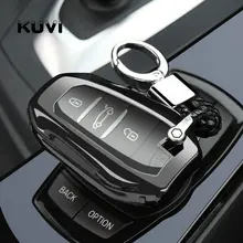 Чехол для автомобильного ключа из поликарбоната и ТПУ, чехол для 2019 Peugeot 2008/301/307/3008/308/407/408, автомобильная умная Защита, Чехол Для Телефона