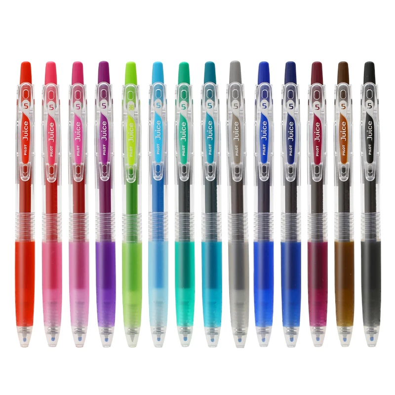 Ручка Pilot Juice набор гелевых ручек 0,5 мм 6 цветов LJU-10EF металлик/пастель/основные цветные принадлежности для письма