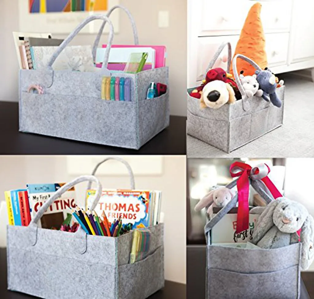 

Home storage bag baby diaper bucket baby diaper wet bag caddy tissue basket w619