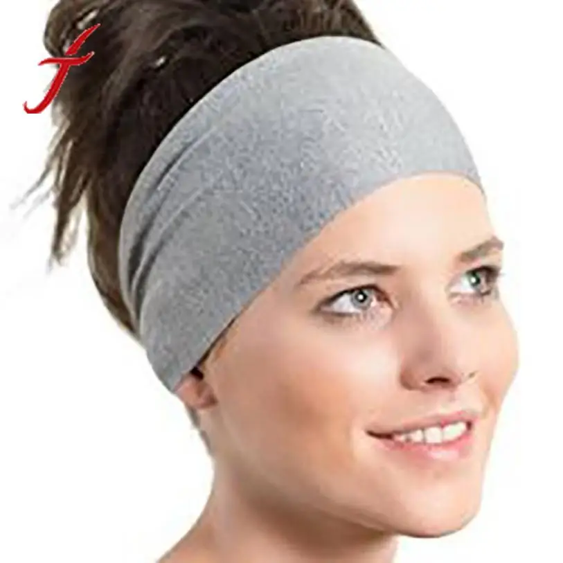 Buy FEITONG Bandanas Headwear Women Ladies Pure color