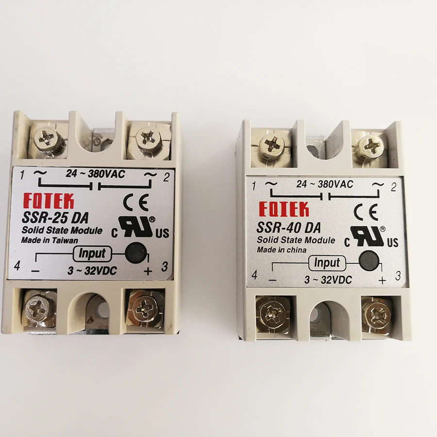 Промышленные твердотельные реле SSR-40DA 40A/250 V 3-32VDC AC SSR 40DA твердотельные реле