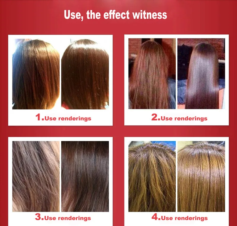 3pcs Keratin Automatic Heating Steam Hair Mask Keratin Argan Oil