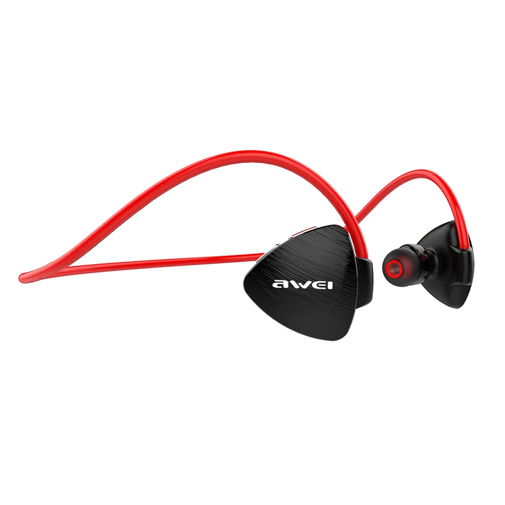Awei A847BL Wireless Earphone Ear Hooks Sweatproof Neckband Style Bluetooth Sports Earbuds For IPhone IPod Mobile Phone