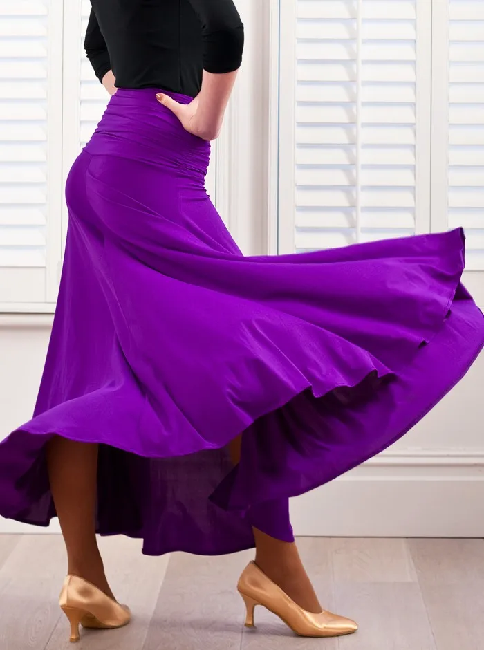 Современные танцевальные костюмы фламенко юбки Бальные юбки латиноамериканские Сальса Вальс Танго бальное платье юбка танцевальная одежда практика