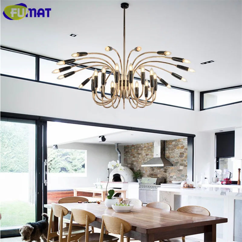 Fumat Moderne Kronleuchter Leuchte Art Deco Lampe Schlafzimmer Wohnzimmer Esszimmer Hangeleuchten 15 24 30 Kopfe Chandelier Light Fixture Modern Chandelierchandelier Lighting Aliexpress