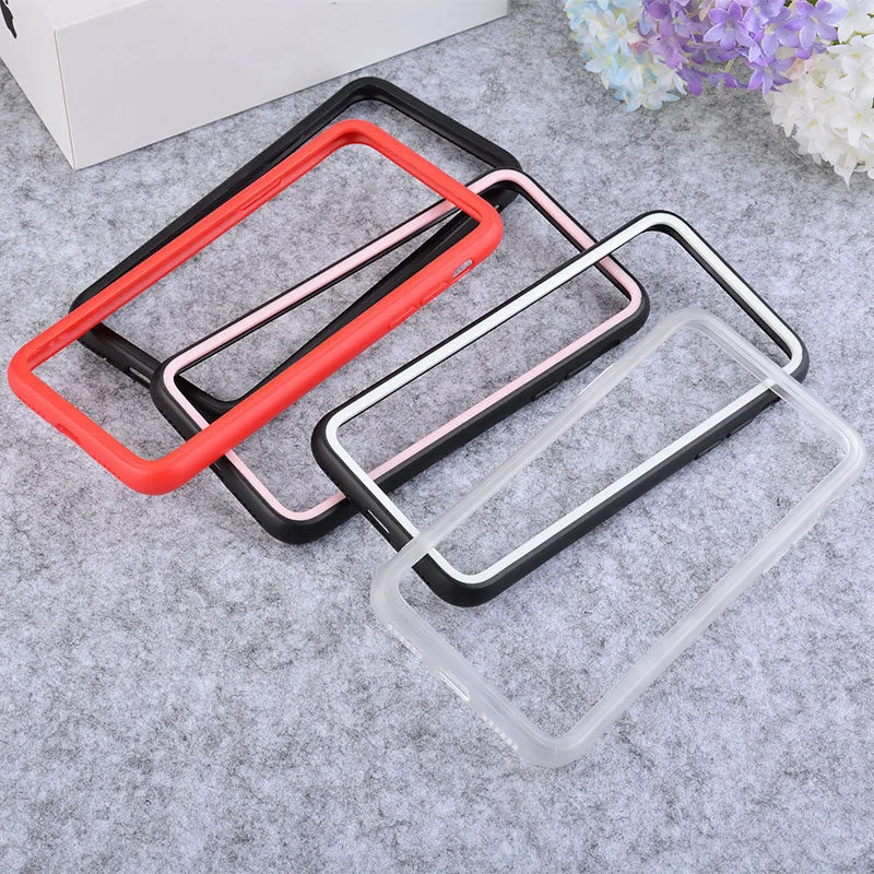

Silm silicone Bumper Case for iPhone 6 6S 7 8 Plus Protector Soft Frame For iPhone X XR Xs Max shockproof Bumper Fundas Capa