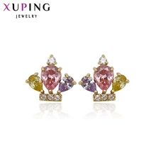 Ювелирные украшения xuping элегантные серьги Корона плоские сережки-гвоздики стиль Специальный дизайн серьги для женщин Подарки 91033
