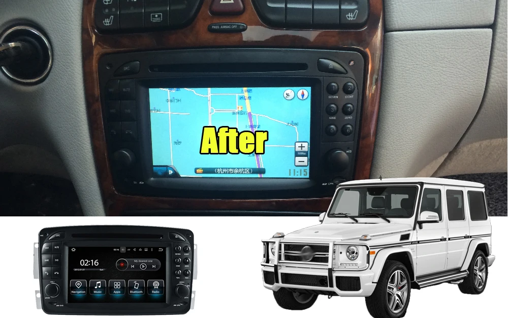For Mercedes Benz G W463 1998~2004-c