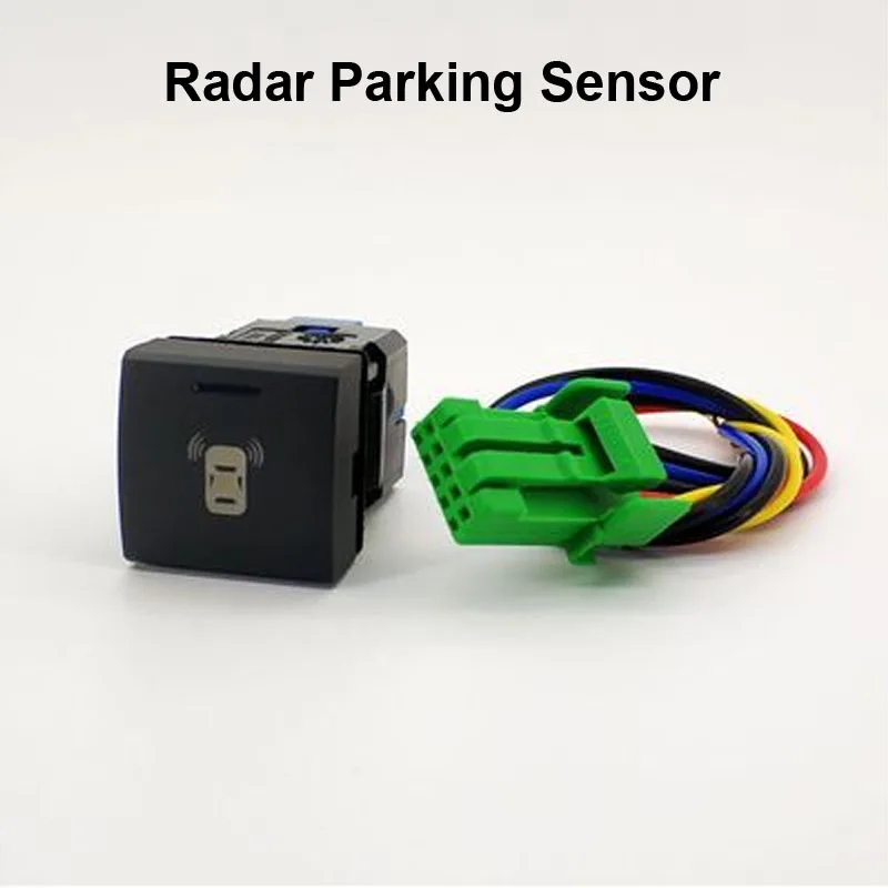 

LED Spot Light Radar Parking Sensor Camera Recorder Monitor Fan P-Radar Switch Button Wire For Toyota Corolla Altis 2018-2019