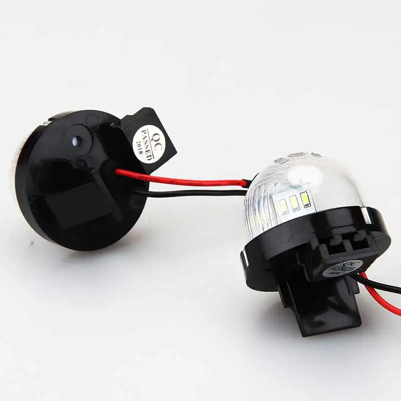 2Pcs 12V LED Number License Plate Light Lamps for Benz GOLF 4 5 6 7 Polo 6R Car License Plate Lights Exterior Accessories - Цвет: SUZUKI WANGON R MC