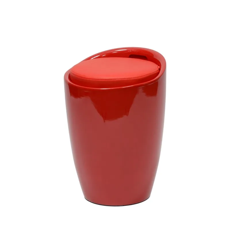  94903 Barneo N-13 Plastic Kitchen Breakfast Interior Stool Bar Chair Kitchen Furniture Red free shi - 1000004341013