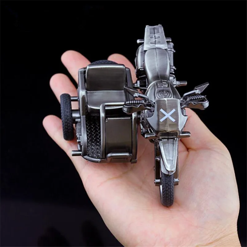  Game PUBG Sidecar Motorcycle Cospaly Costumes Props Alloy Motorbike Model Toy Decoration PlayerUnkn