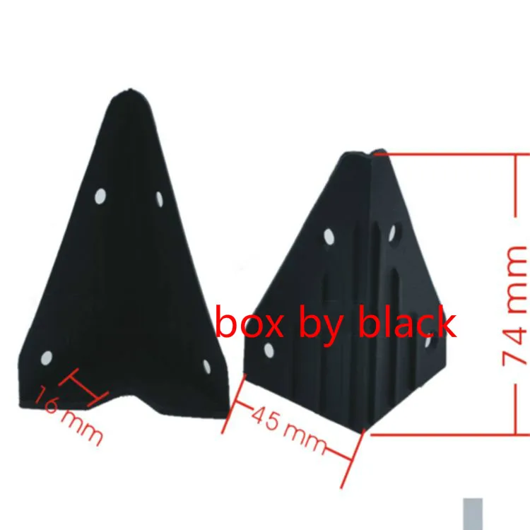 Speaker Cabinet Plastic Corner Amp Amplifier Cabinet Corners 4pcs
