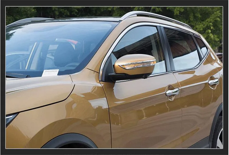 

Car Styling For 2014-2019 Nissan Qashqai X-Trail Murano Rogue Juke Side Mirror Cover Chrome Trim Molding Rear Bezel Garnish