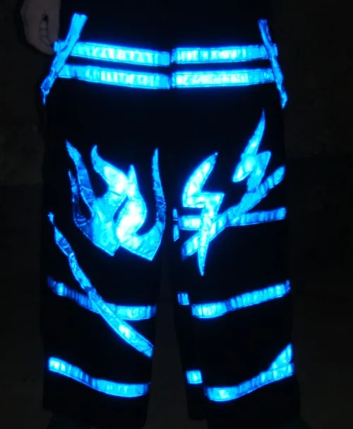 4 Colors Shuffle Dance Pants Raver Ore Techno Hardstyle DJ Melbourne Trousers For Women Men