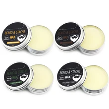 Органический бальзам для ухода за бородой, натуральное масло, 4 аромата, 30 г, увлажняющий бальзам для ухода за бородой для мужчин, воск для волос, мыло для ухода за бородой