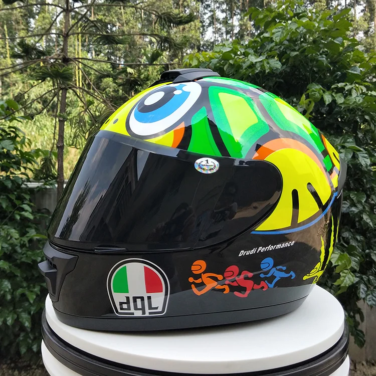 

Motorcycle helmet four seasons men and women safe hat all cover style cool anti-fogging racing Drudi helmet